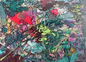 Frog by Mana Iwamoto
